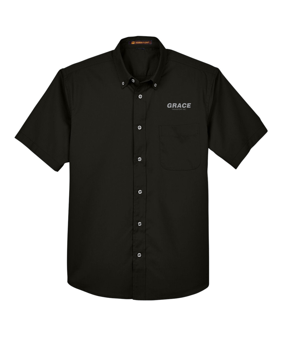 Harriton Short Sleeve Twill Shirt